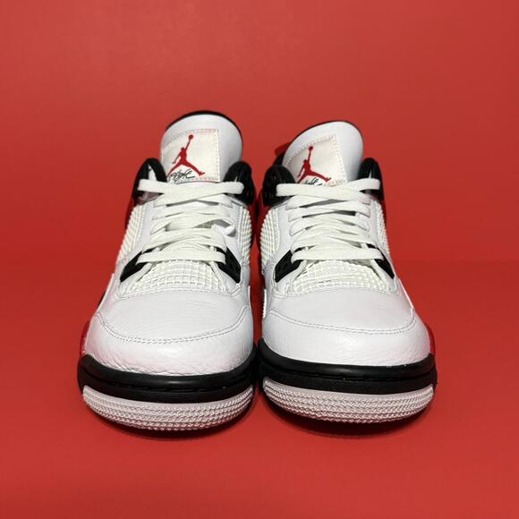 Nike Air Jordan 4 Retro Red Cement GS 408452-161 Size Men / Youth 6 - Picture 3 of 7